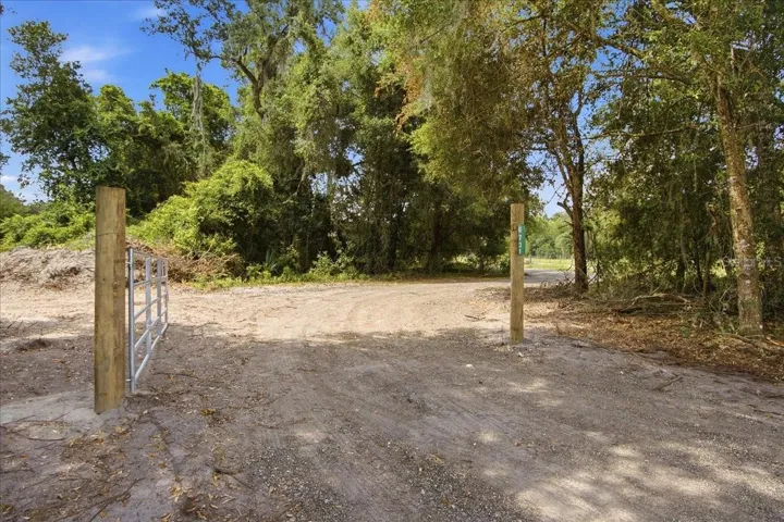 Gated Driveway Entrance