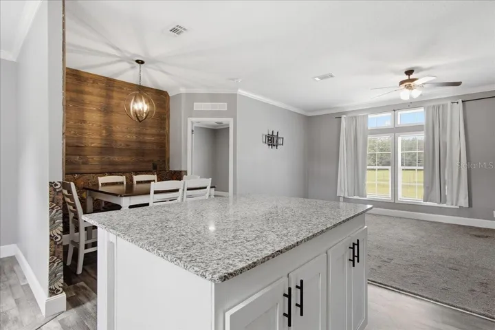 Large Island with Granite