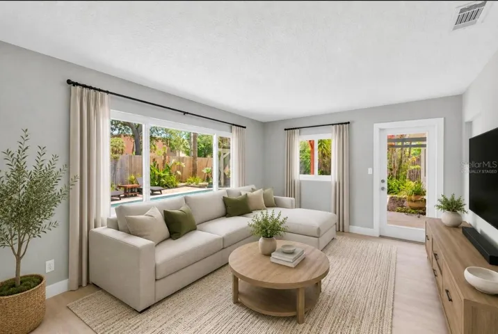 Family rm virtually staged