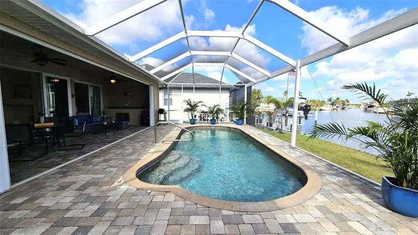 Heated salt water pool