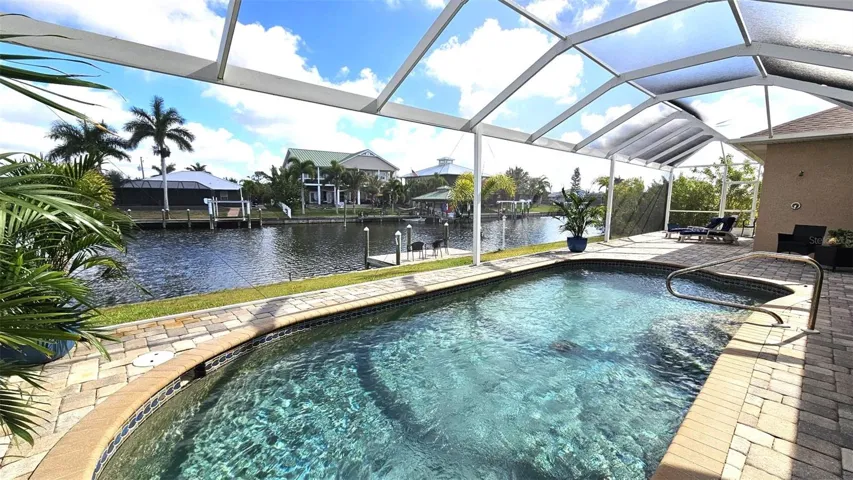 Heated salt water pool