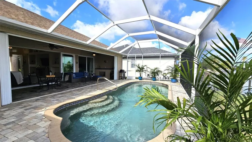 Heated salt water pool