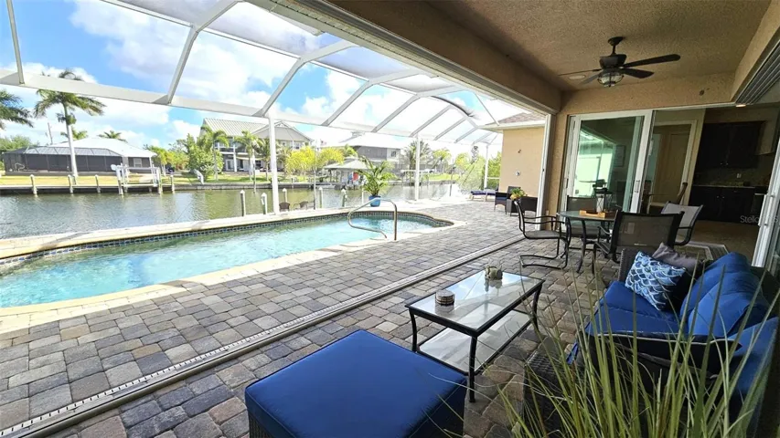 Screened lanai