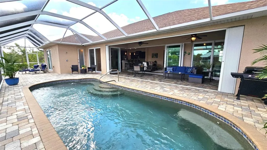 Heated salt water pool