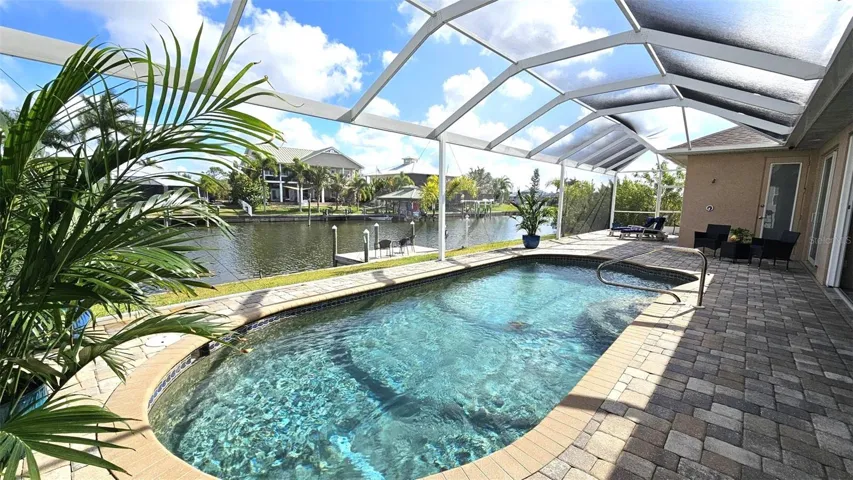 Heated salt water pool