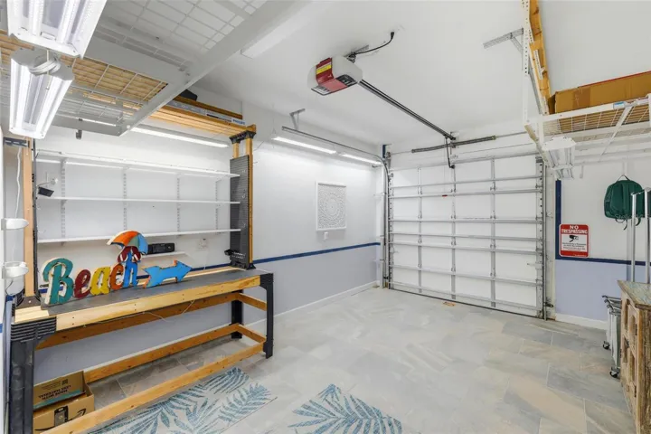 Third garage space, under air