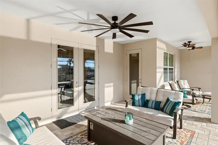 Lanai with tons of entertaining space