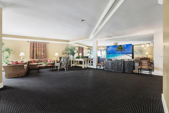 Club house called the Ambassador room.