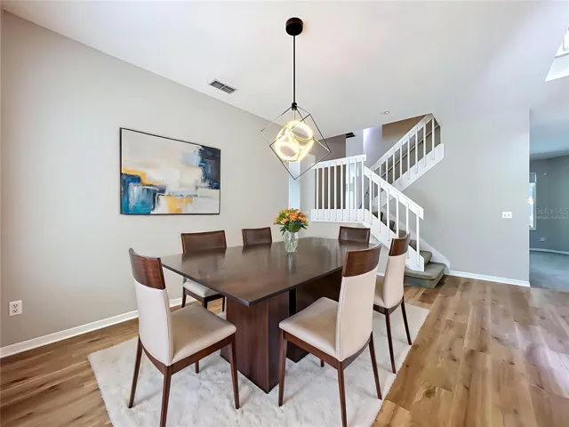 Virtually Staged Dining Room