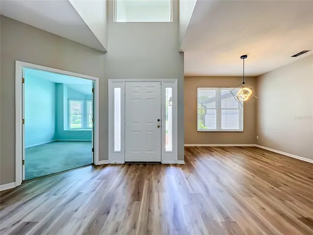 Foyer, Dining and Office View
