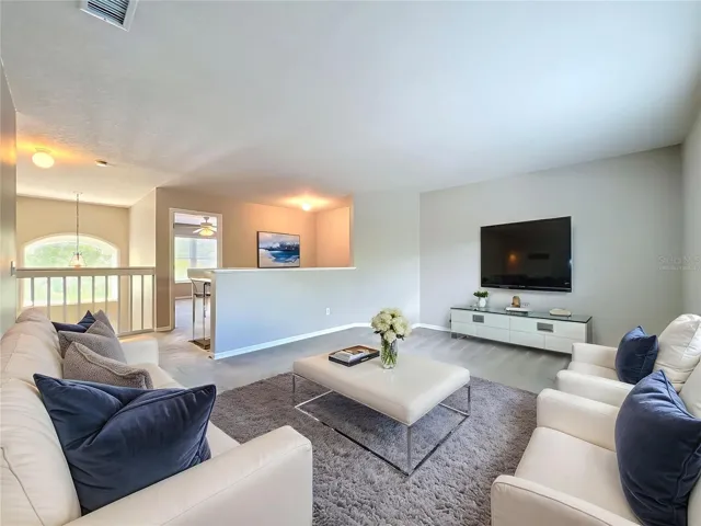 Virtually Staged Loft Area