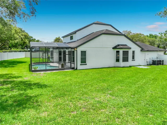 Fabulous sprawling Fenced in yard.