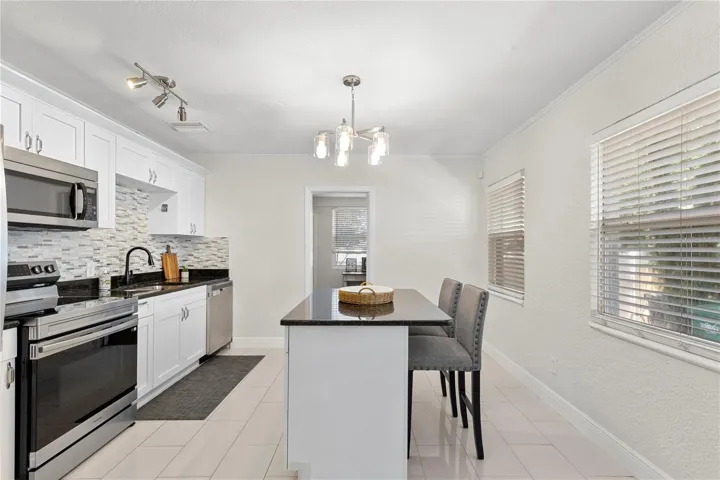 Kitchen to bedroom #3 or office