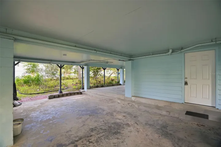 This door is to the large workshop/utility space.