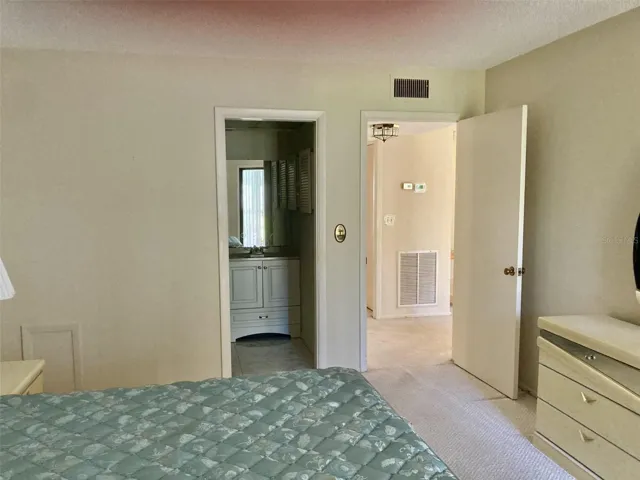 Master bedroom with bath.