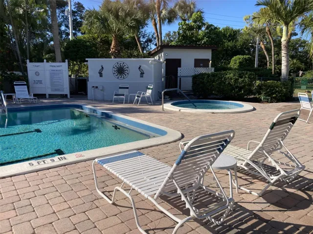 Pool and spa.