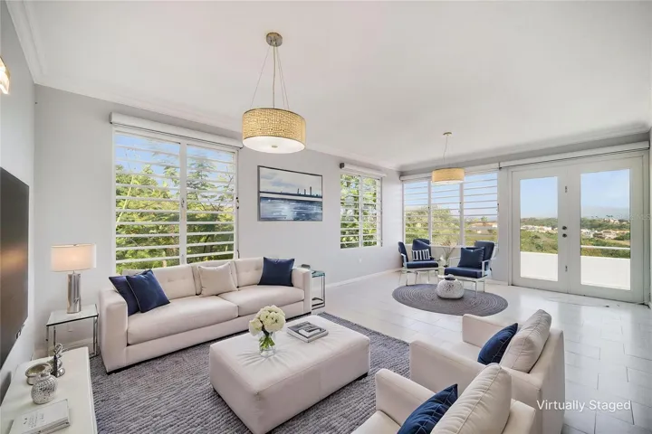 Virtual staging living room