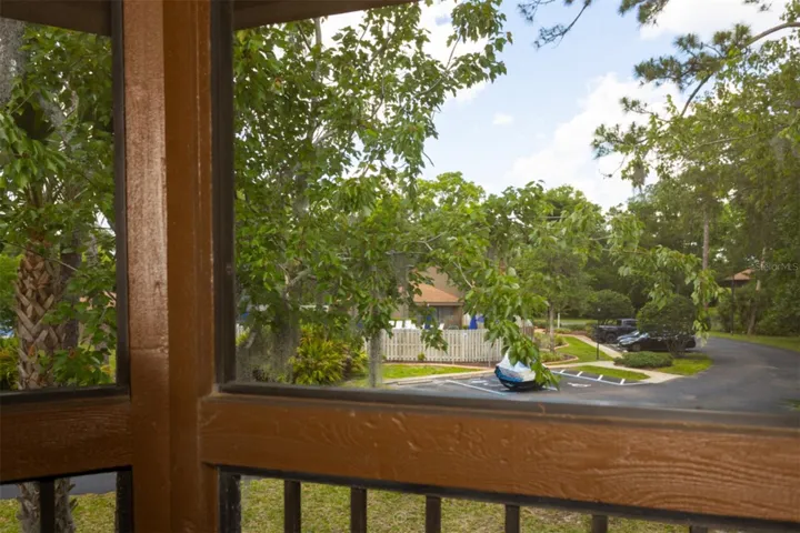 Back Patio overlooking the Pool Area