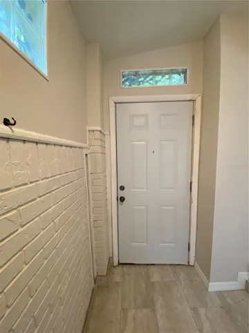 Interior of Front Door
