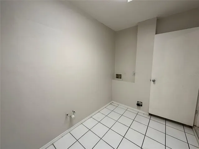 Laundry Room with Washer and Dryer Hook-Ups