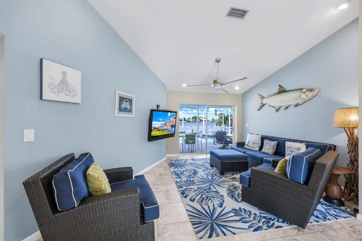 Entry Way into Family Room