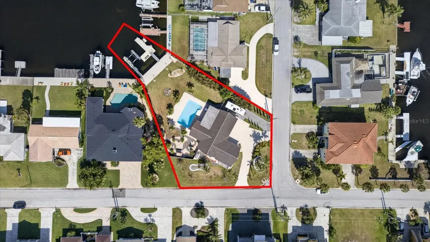 Spacious .36 acre lot on extra wide channel just minutes from the open Gulf