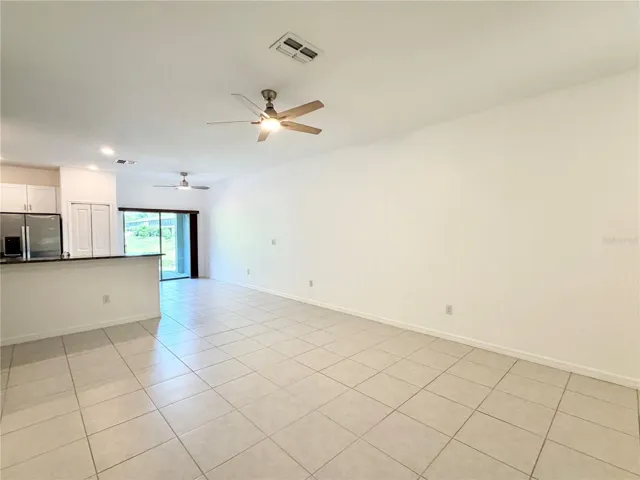 View from garage entry door