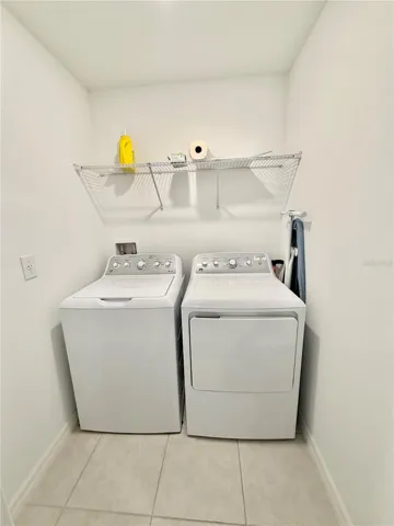 Upstairs laundry room
