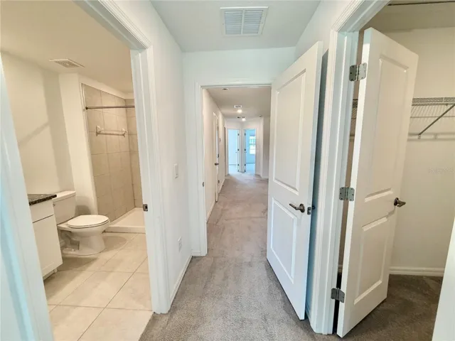Primary with en suite bath and walk in closet