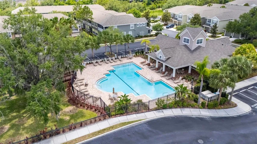 Aerial Pool / Clubhouse View