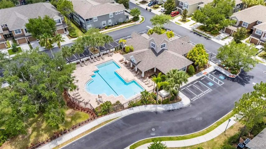 Aerial Pool / Clubhouse View