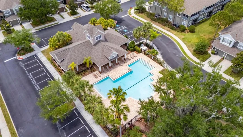 Aerial Pool / Clubhouse View