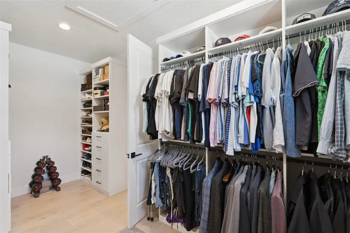 Primary closet