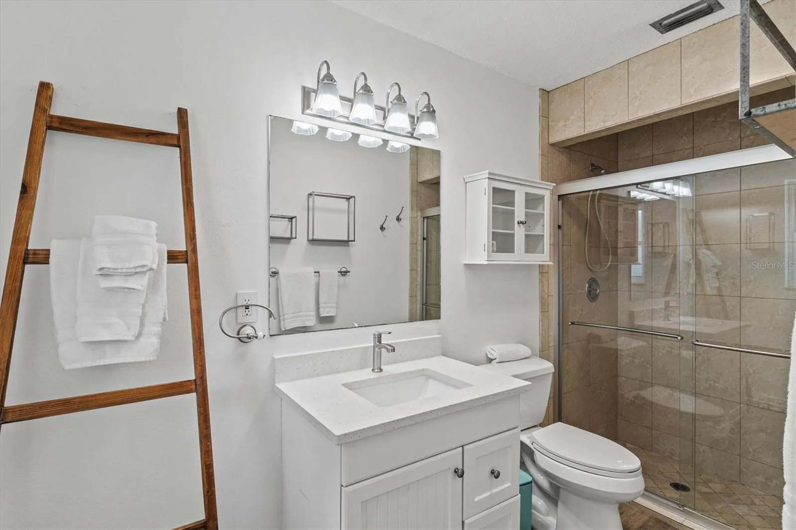 Primary Bathroom with Quartz Countertop