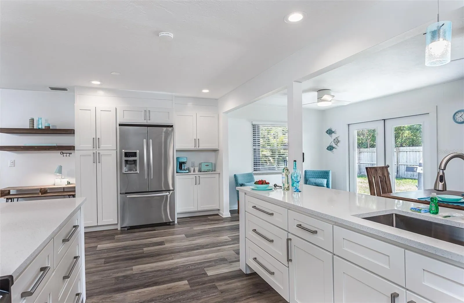 Open Kitchen with Coffee Bar