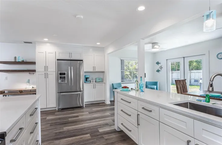 Open Kitchen with Coffee Bar