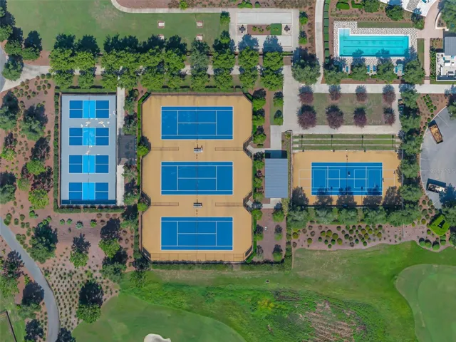 Indulge in a game of tennis or pickleball perhaps?
