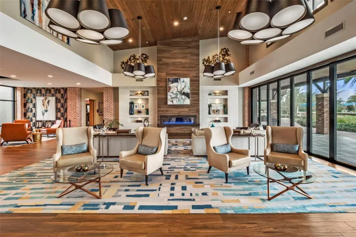 Clubhouse lounge
