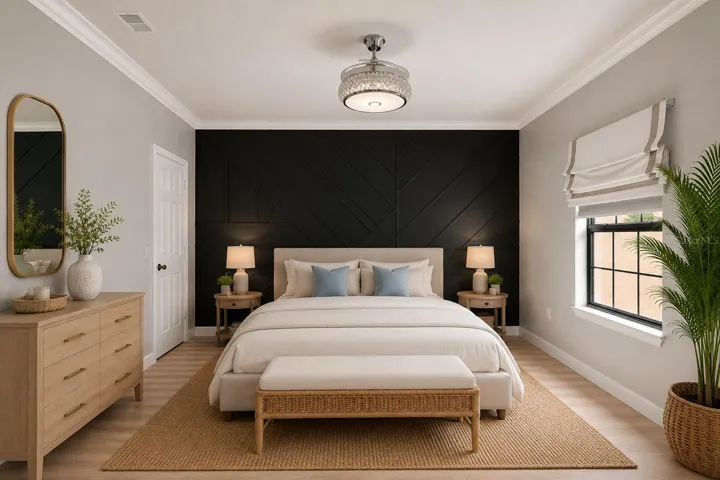 primary bedroom- virtual staging