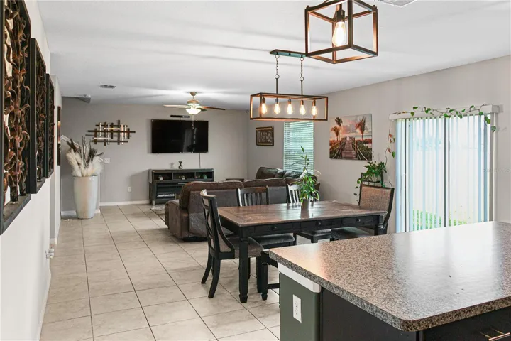 Dining/Living Area: Open, Airy, Contemporary, Welcoming, Functional