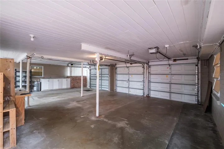 Three car garage