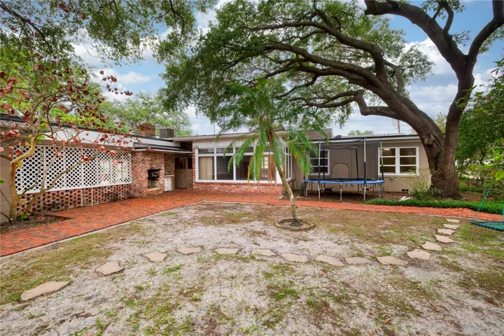 View from rear yard