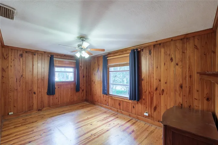 Pine paneled 2nd guest room