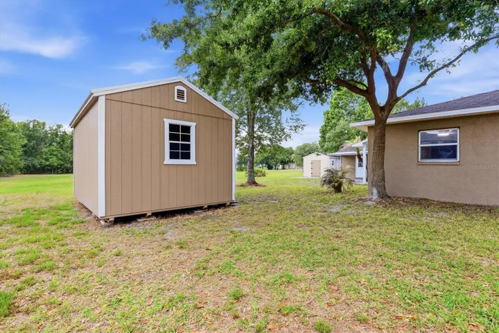 View from south side of house/yard