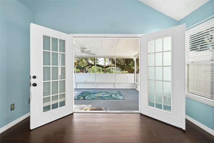 Doors from Living Room to Lanai
