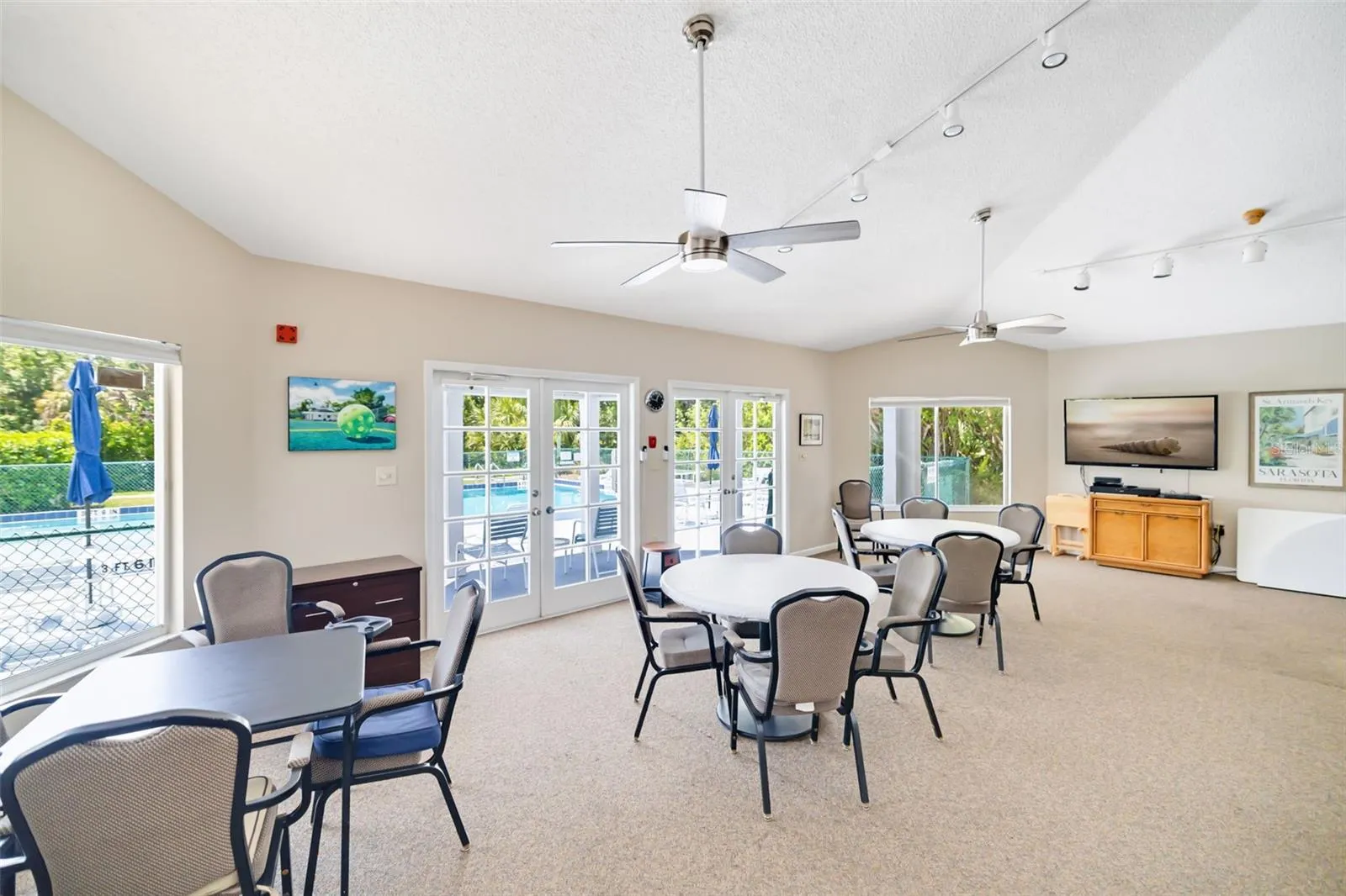 Inside clubhouse