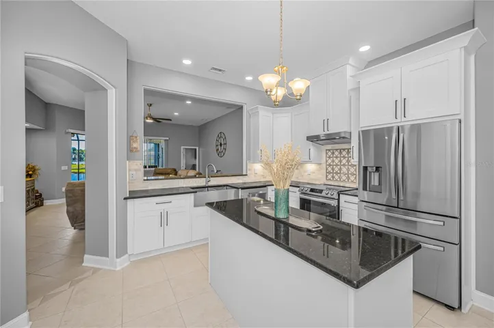 Granite Counters with Stainless Steel Samsung Appliances