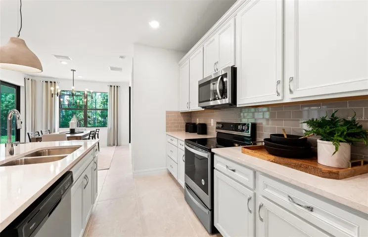 Pictures are of decorated model home