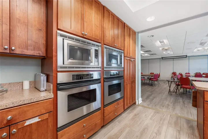 Kitchen in card room