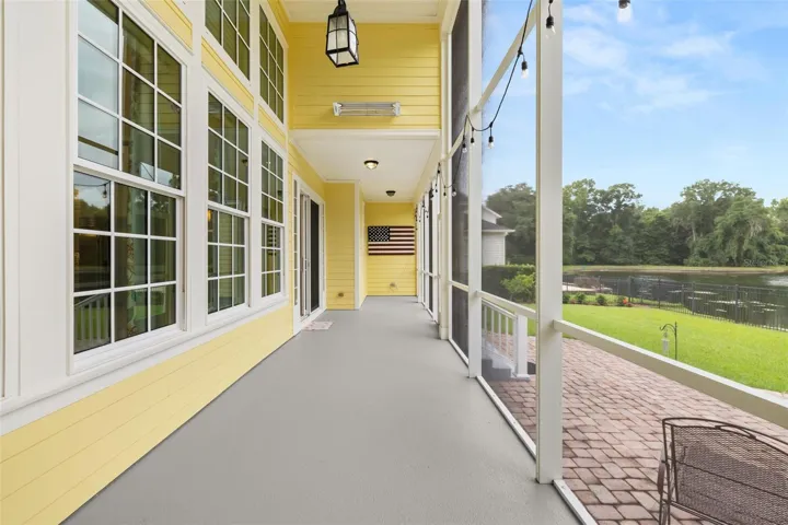 Screened Back Porch Covered Patio